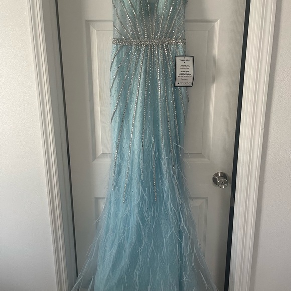 Bring the magic and beauty to prom in this b darling long fitted prom dress. - Picture 2 of 8